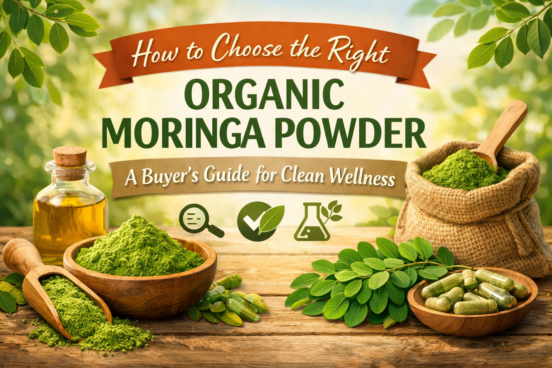 How to Choose the Right Organic Moringa Powder: A Buyer’s Guide for Clean Wellness