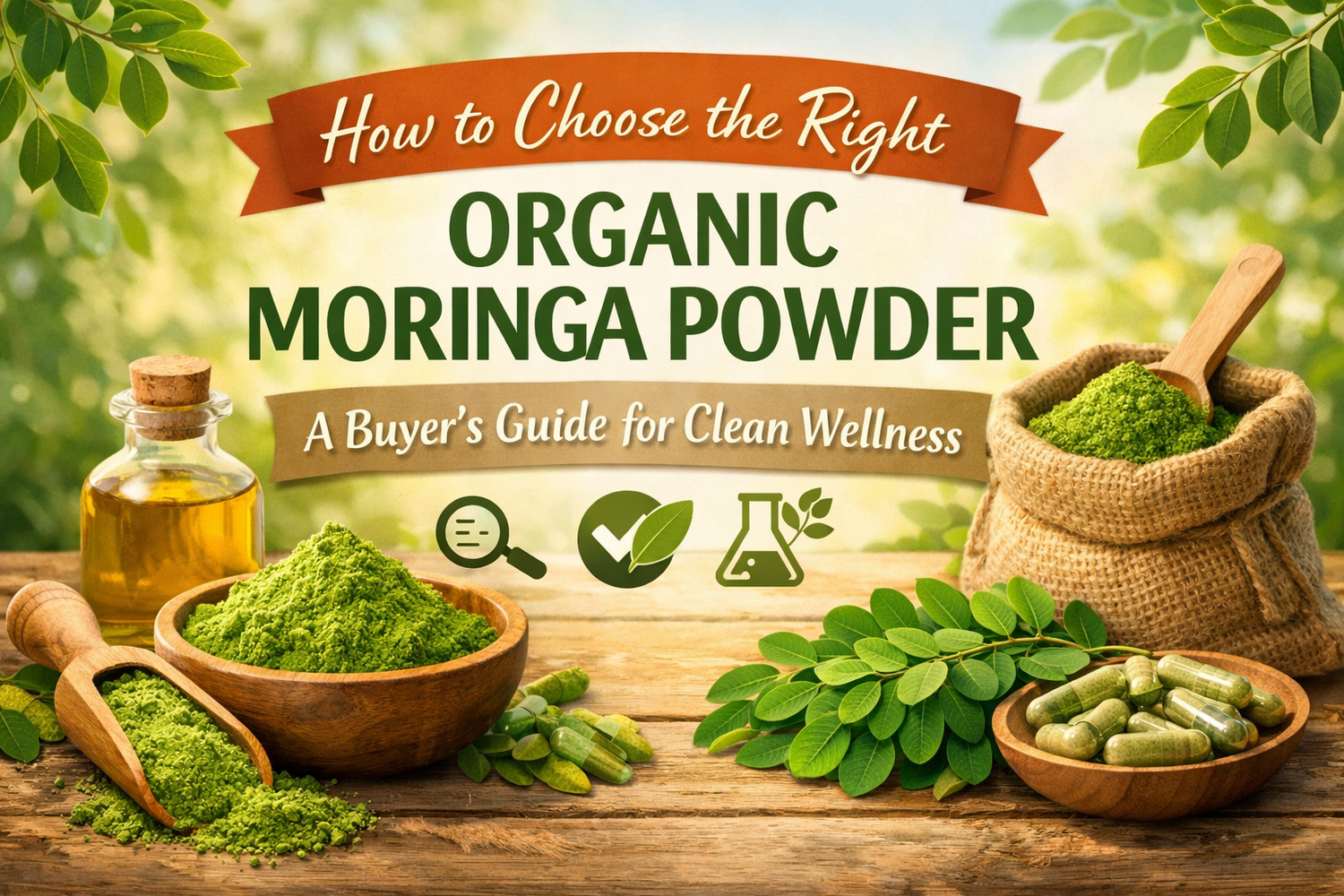 How to Choose the Right Organic Moringa Powder: A Buyer’s Guide for Clean Wellness