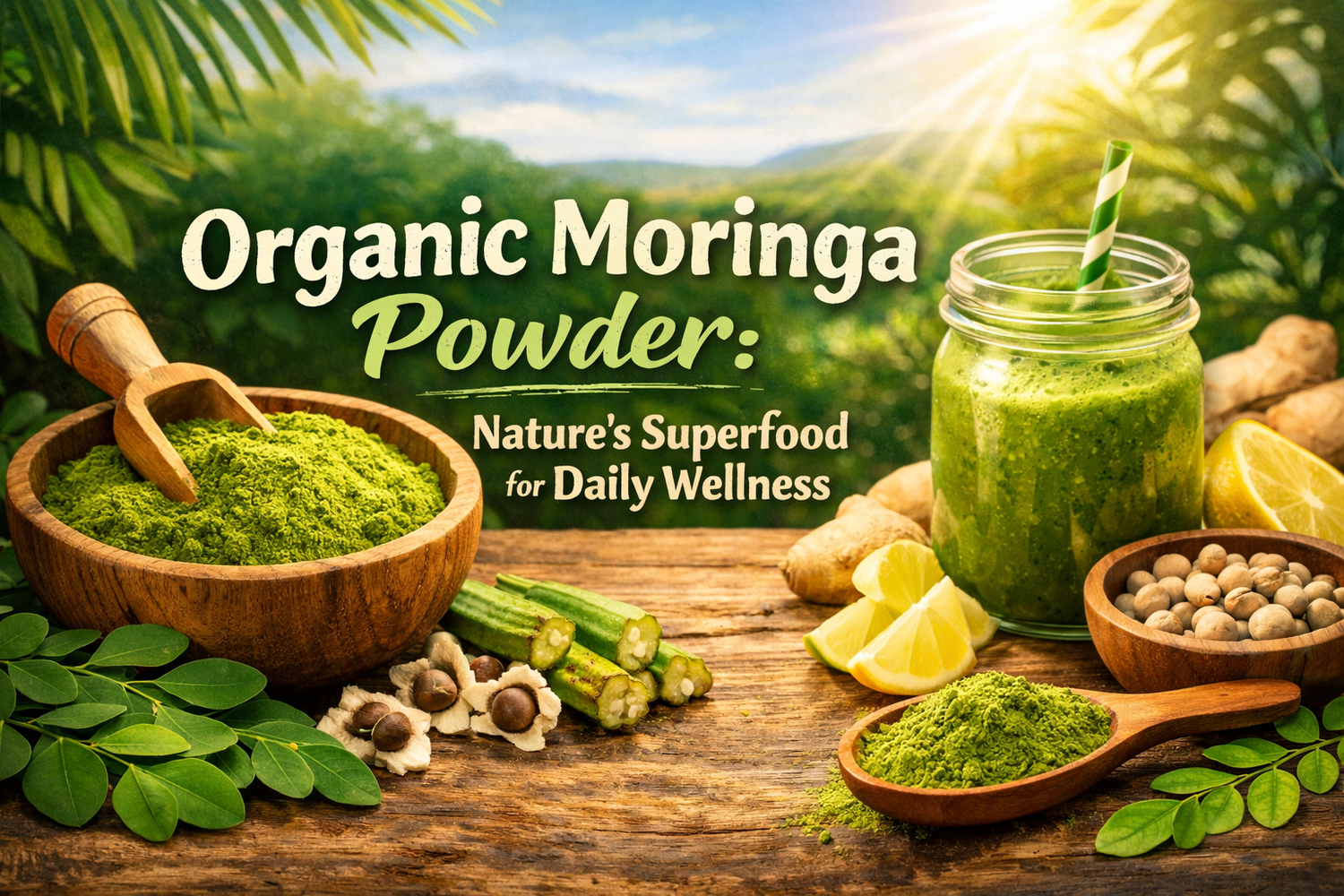 Organic Moringa Powder: Nature’s Superfood for Daily Wellness